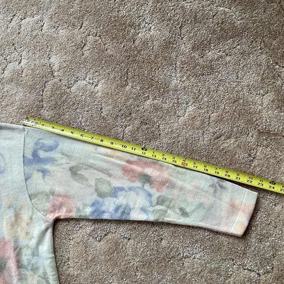 Gabriella T Floral Pastel Cardigan Sweater - Picture 6 of 6